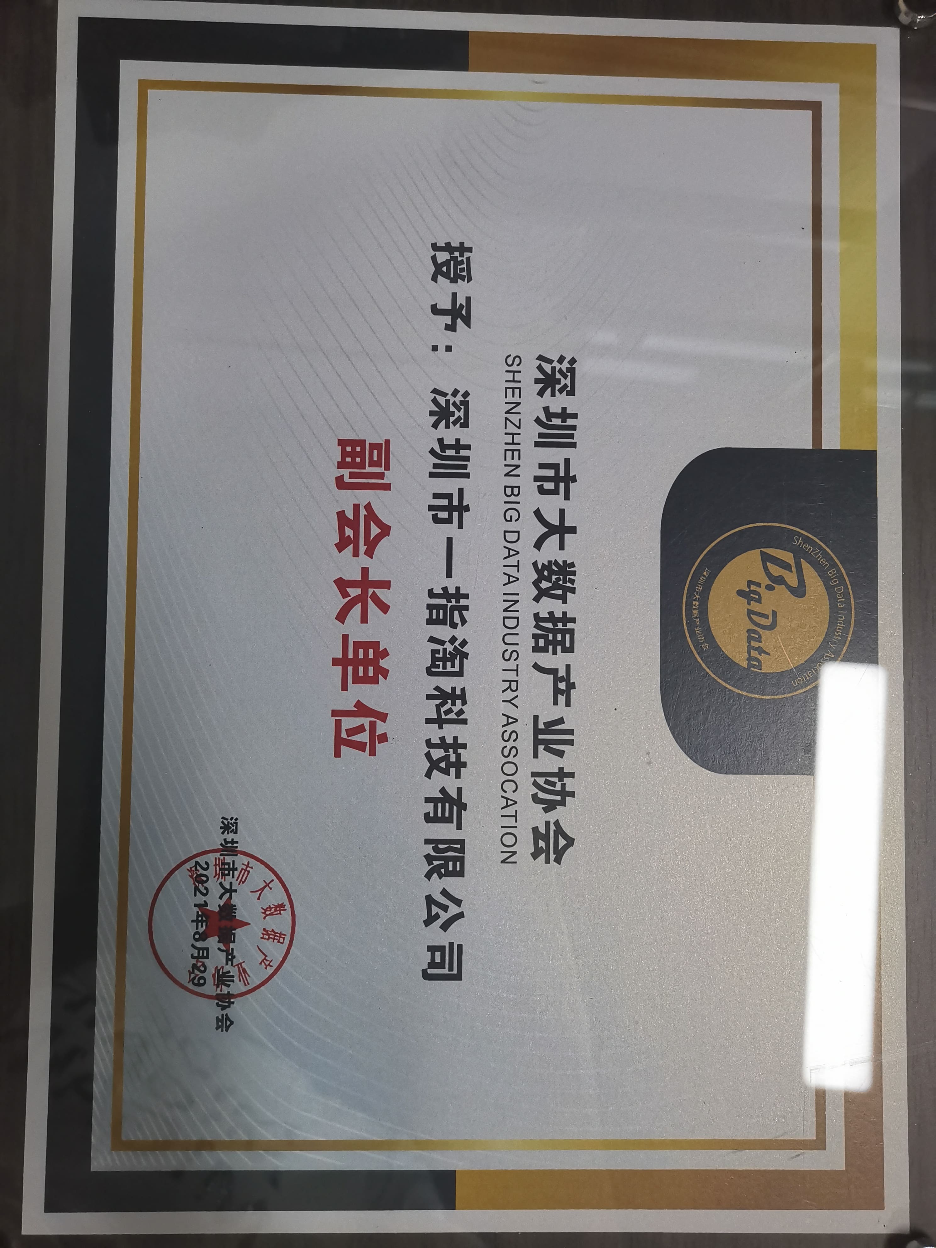 大数据协会副会长单位